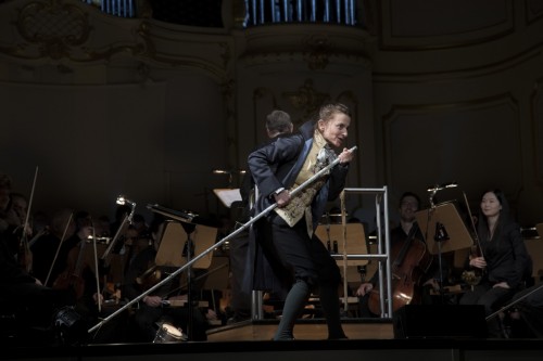 Isabel Karajan – Schauspielerin Candide, Eine komische Operette in zwei Akten, Realisierung: Klaus Ortner, Schauspielerin: Isabel Karajan, Foto: Elia Roman