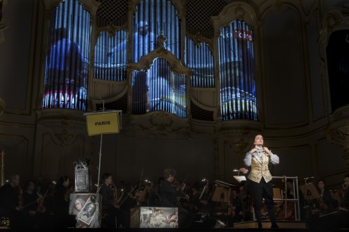 Isabel Karajan – Schauspielerin Candide, Eine komische Operette in zwei Akten, Realisierung: Klaus Ortner, Schauspielerin: Isabel Karajan, Foto: Elia Roman